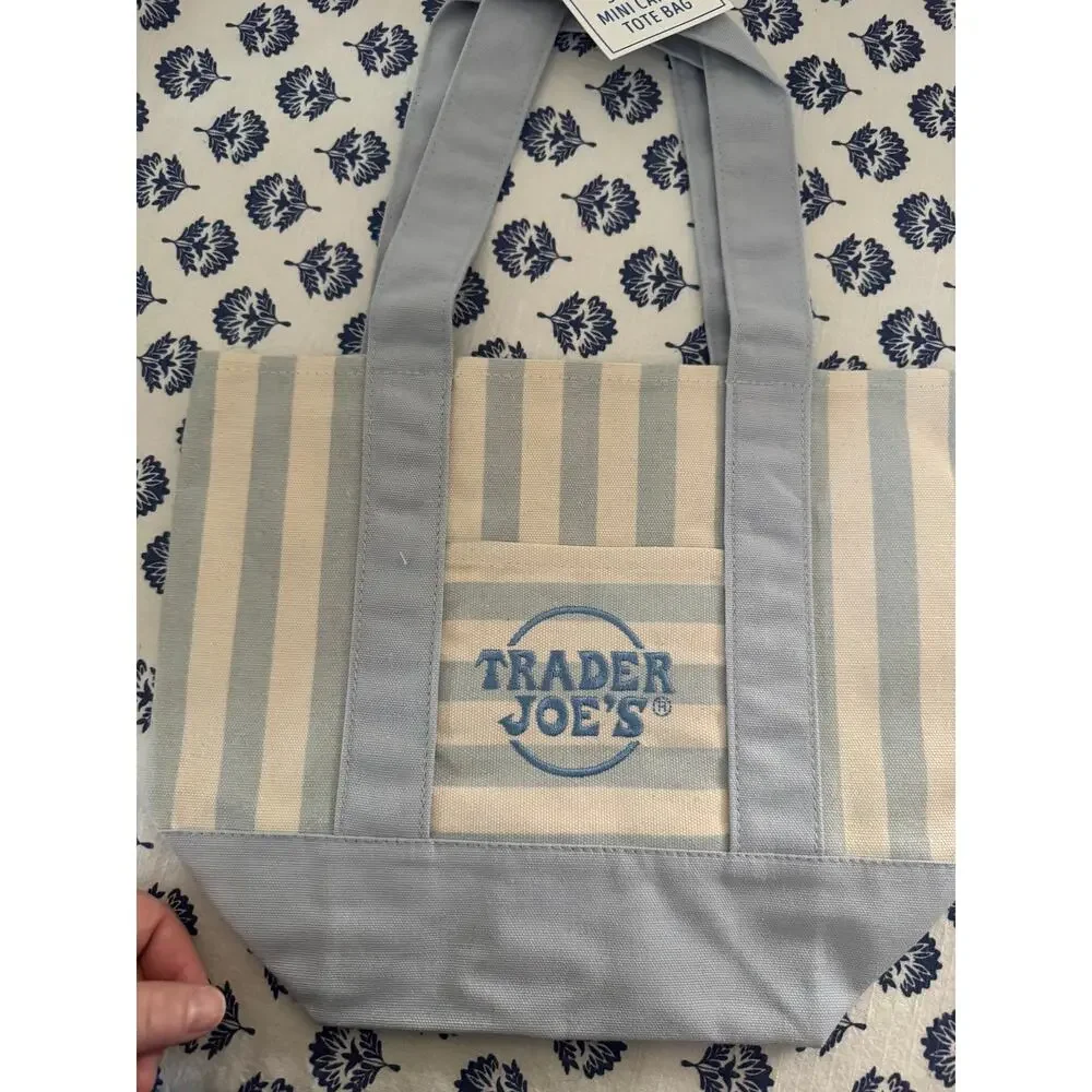 Disney Cinderella Striped Custom Made Trader Joes Mini Tote
